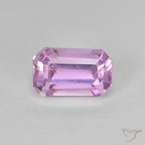 2.06 ct Purple Kunzite, 8.1 x 5.1 mm Octagon Cut From Afghanistan, Photo A