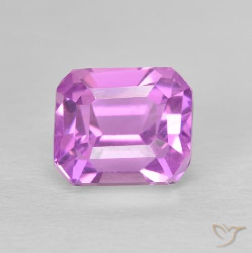 2.53 ct Purple Kunzite, 7.3 x 6.1 mm Octagon Cut From Afghanistan, Photo A