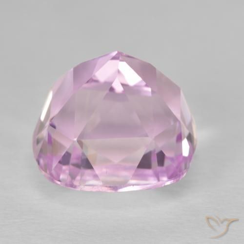 Kunzite Gemstone in 12 x 11 mm Size for Sale, Kunzite Stone in Cherry Pink Tone Color