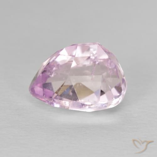 Kunzite Gemstone in 10 x 7 mm (calibrated) Size for Sale, Kunzite Stone in Cherry Pink Tone Color