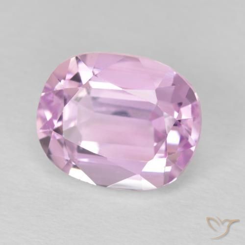 5.93 ct Pink Kunzite Stone, Natural Kunzite in Cushion-Cut Shape for Sale