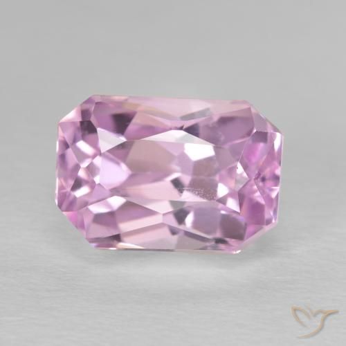 5.46 ct Pink Kunzite, 11 x 7.6 mm Octagon Cut From Afghanistan, Photo A