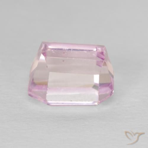 Kunzite Gemstone in 9 x 7 mm (calibrated) Size for Sale, Kunzite Stone in Cherry Pink Tone Color