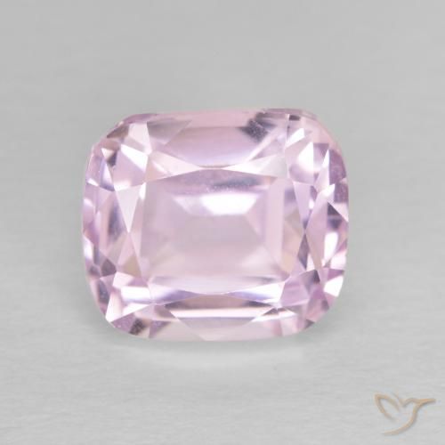 4.67ct Natural Cherry Pink Tone Kunzite, Cushion, VVS