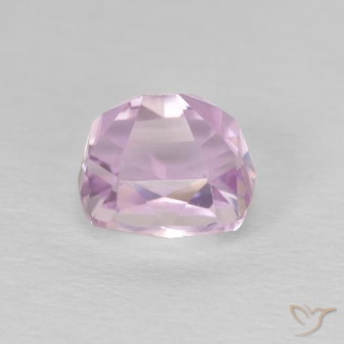 Kunzite Gemstone in 7.5 x 6.6 mm Size for Sale, Kunzite Stone in Medium Purple Color