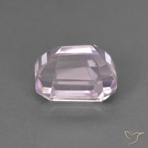 Kunzite Gemstone in 7.6 x 5.9 mm Size for Sale, Kunzite Stone in Light Purple Pink Color