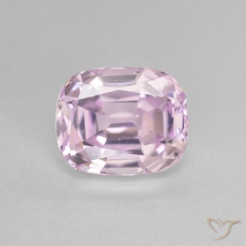 4.64ct Natural Cherry Pink Tone Kunzite, Cushion, VVS