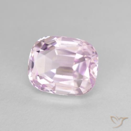 4.64 ct Pink Kunzite Stone, Natural Kunzite in Cushion-Cut Shape for Sale