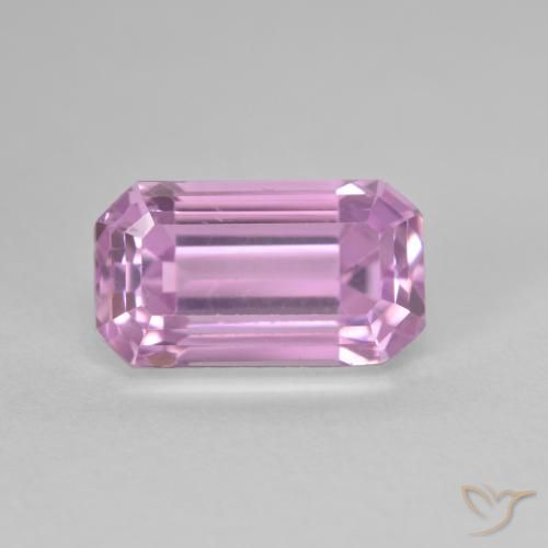 5.87 ct Pink Kunzite, 12.4 x 7.1 mm Octagon Cut From Afghanistan, Photo A