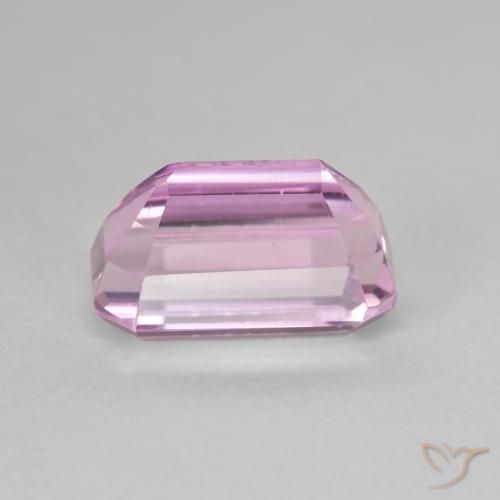 Kunzite Gemstone in 12.4 x 7.1 mm Size for Sale, Kunzite Stone in Very Light Royal Purple Pink Color