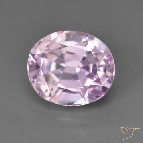 5.90 ct Purple Kunzite Stone, Natural Kunzite in Oval Facet Shape for Sale