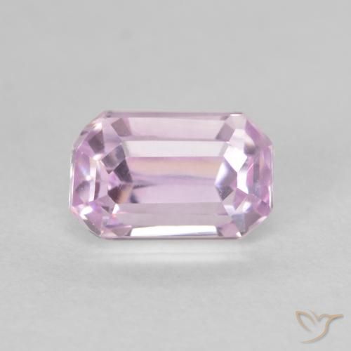 1.41ct Natural Medium Pink Kunzite, Emerald Cut, VVS