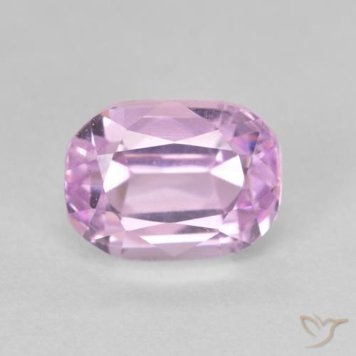 3.92ct Natural Cherry Pink Tone Kunzite, Cushion, VVS