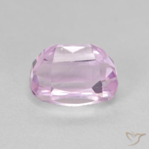 Kunzite Gemstone in 10 x 7 mm (calibrated) Size for Sale, Kunzite Stone in Cherry Pink Tone Color