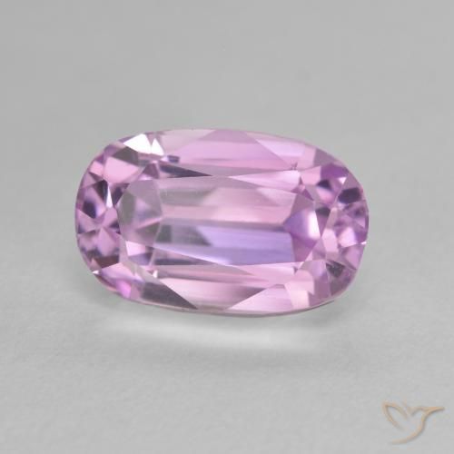 4.54 ct Pink Kunzite Stone, Natural Kunzite in Oval Facet Shape for Sale