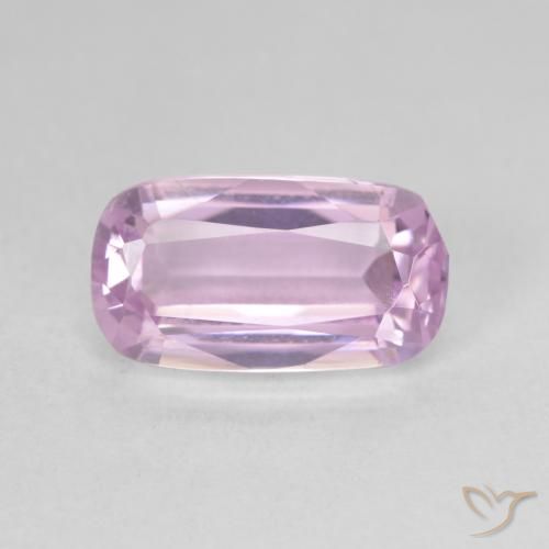 5.43 ct Purple Kunzite, 13.5 x 7.5 mm Cushion Cut From Afghanistan, Photo A