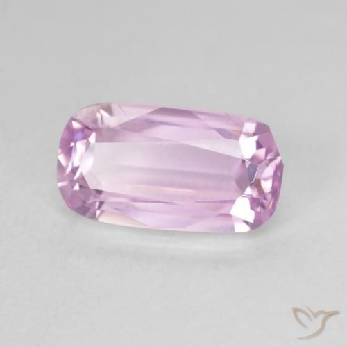 5.43 ct Purple Kunzite Stone, Natural Kunzite in Cushion-Cut Shape for Sale