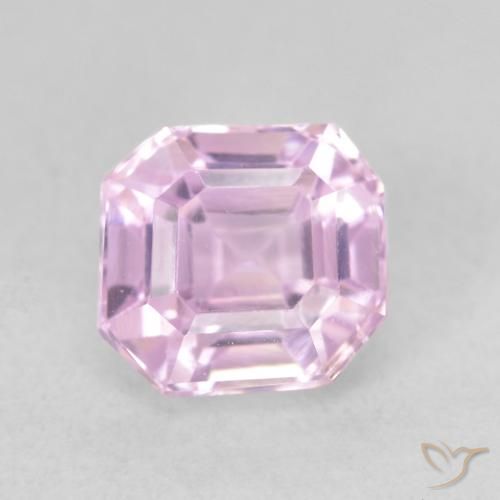 1.70ct Natural Cherry Pink Kunzite, Emerald Cut, VVS-VS