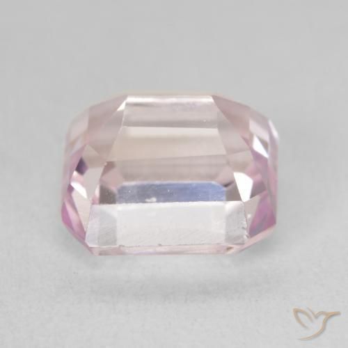 Kunzite Gemstone in 9.7 x 8.8 mm Size for Sale, Kunzite Stone in Cherry Pink Tone Color