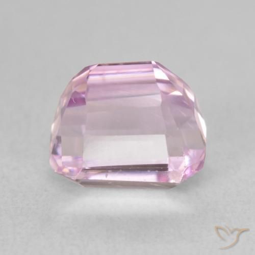 Kunzite Gemstone in 7.3 x 5.5 mm Size for Sale, Kunzite Stone in Pinkish Violet Purple Color