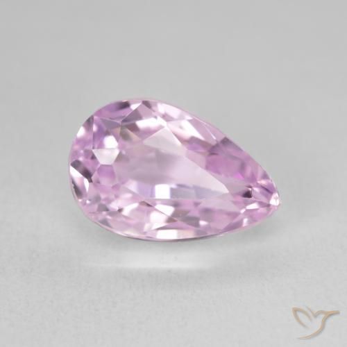 5.91 ct Purple Kunzite Stone, Natural Kunzite in Pear Facet Shape for Sale