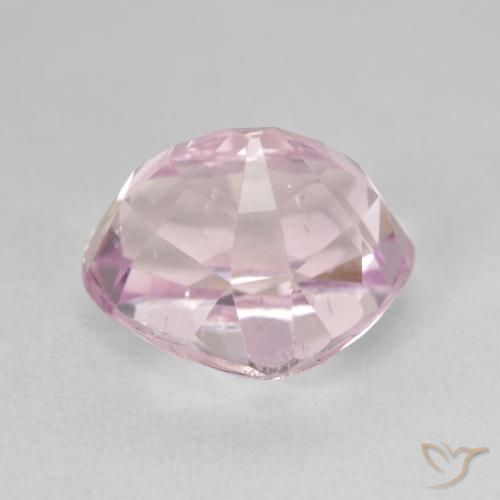 Kunzite Gemstone in 14 x 12 mm (calibrated) Size for Sale, Kunzite Stone in Light Purple-Pink Color