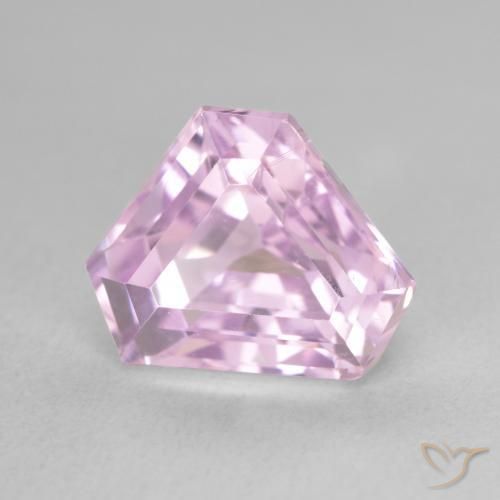 5.73 ct Purple Kunzite Stone, Natural Kunzite in Fancy Cut Shape for Sale