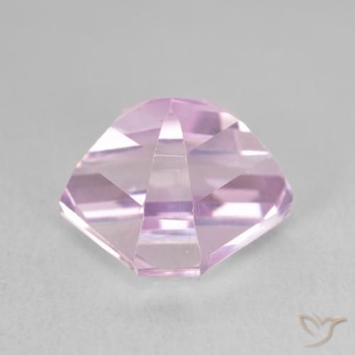 Kunzite Gemstone in 11.8 x 9.4 mm Size for Sale, Kunzite Stone in Pinkish Violet Purple Color