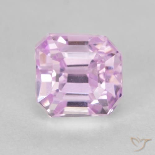 2.09ct Natural Cherry Pink Tone Kunzite, Emerald Cut, VVS-VS