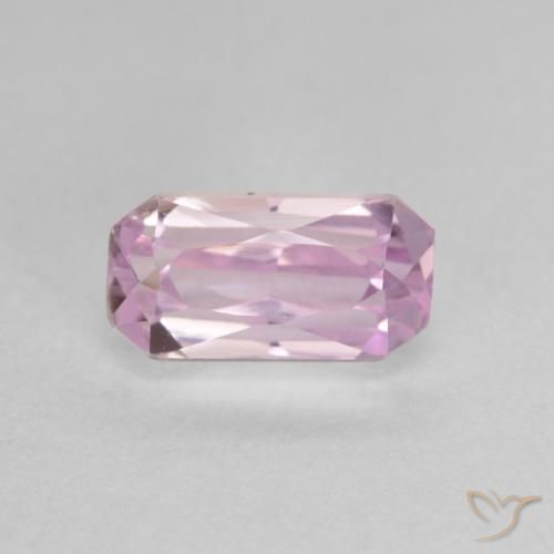 2.46ct Natural Cherry Pink Tone Kunzite, Emerald Cut, VVS-VS