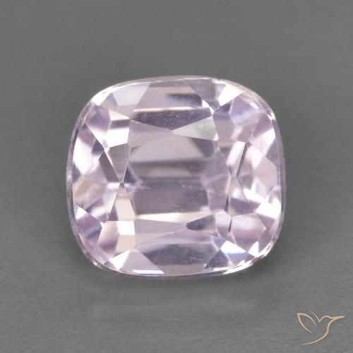 1.48 ct Pink Kunzite, 6.5 x 6 mm Cushion Cut From Afghanistan, Photo A