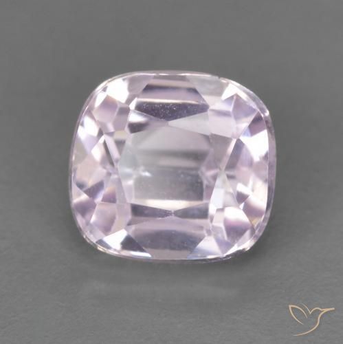 1.48 ct Pink Kunzite Stone, Natural Kunzite in Cushion-Cut Shape for Sale