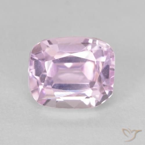 2.6 ct Pink Kunzite, 7.9 x 6.6 mm Cushion Cut From Afghanistan, Photo A