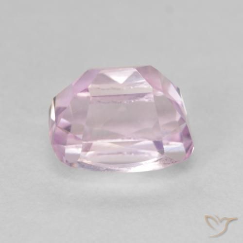 Kunzite Gemstone in 7.9 x 6.6 mm Size for Sale, Kunzite Stone in Medium Pink Color