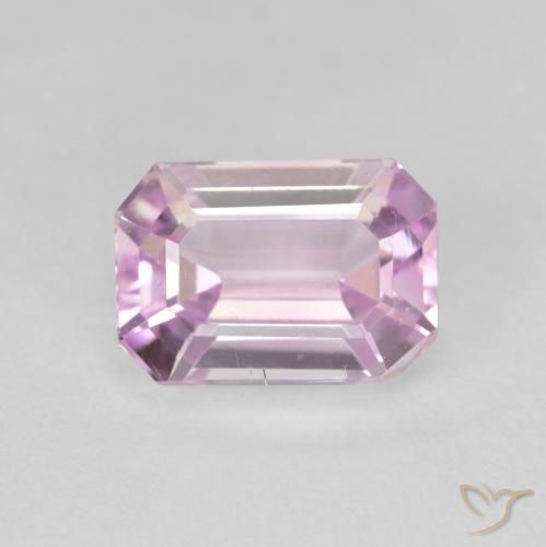 3.88 ct Pink Kunzite, 10.3 x 7.2 mm Octagon Cut From Afghanistan, Photo A
