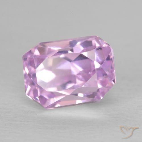 2.12 ct Pink Kunzite Stone, Natural Kunzite in Octagon / Scissor Cut Shape for Sale