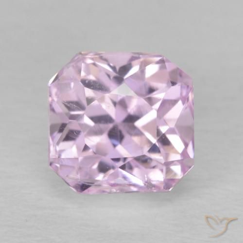 2.46 ct Pink Kunzite, 6.9 x 6.7 mm Octagon Cut From Afghanistan, Photo A