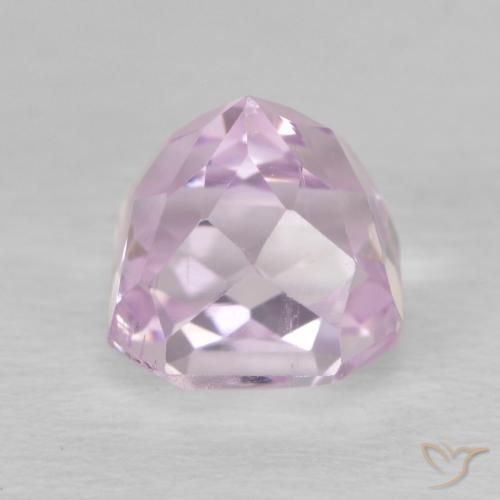 Kunzite Gemstone in 6.9 x 6.7 mm Size for Sale, Kunzite Stone in Cherry Pink Tone Color