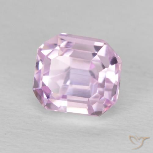 2.02 ct Pink Kunzite Stone, Natural Kunzite in Octagon Step Cut Shape for Sale