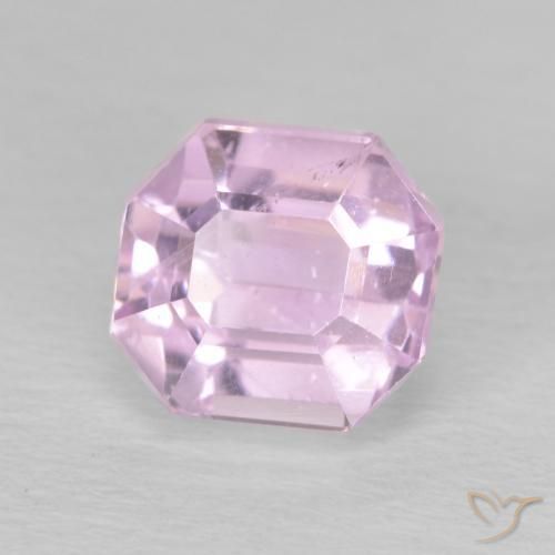 3.02ct Natural Light Pink Kunzite, Emerald Cut, VS