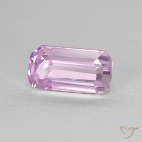 2.62 ct Pink Kunzite Stone, Natural Kunzite in Octagon Step Cut Shape for Sale