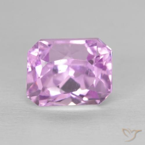 3.08 ct Pink Kunzite, 8 x 6.2 mm Octagon Cut From Afghanistan, Photo A