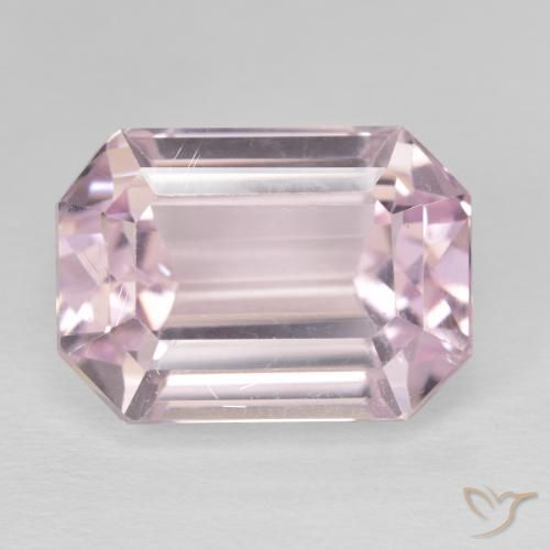 15.55 ct Pink Kunzite, 16.6 x 11.8 mm Octagon Cut From Afghanistan, Photo A