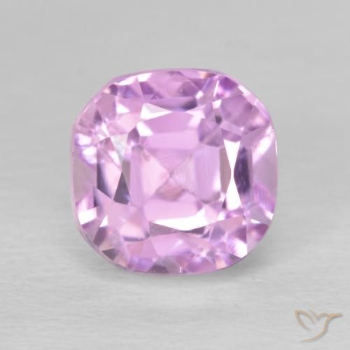 3.22 ct Pink Kunzite, 7.9 x 7.8 mm Cushion Cut From Afghanistan, Photo A