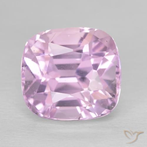 6.03 ct Pink Kunzite, 10.4 x 9.7 mm Cushion Cut From Afghanistan, Photo A