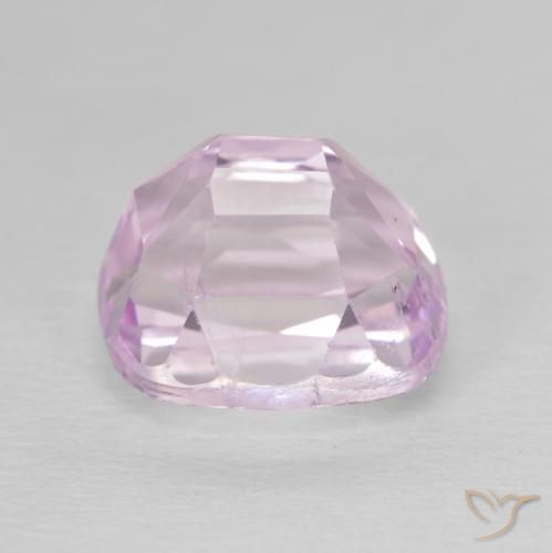 Kunzite Gemstone in 11 x 9.7 mm Size for Sale, Kunzite Stone in Cherry Pink Tone Color