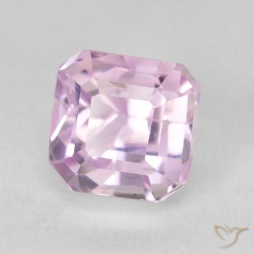 1.83 ct Pink Kunzite Stone, Natural Kunzite in Octagon Step Cut Shape for Sale