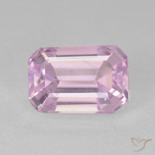3.87 ct Pink Kunzite, 10.3 x 7.1 mm Octagon Cut From Afghanistan, Photo A