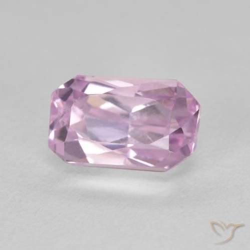 2.52 ct Pink Kunzite Stone, Natural Kunzite in Octagon / Scissor Cut Shape for Sale