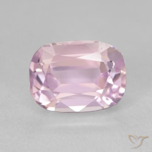 3.84ct Natural Light Pink Kunzite, Cushion, VVS